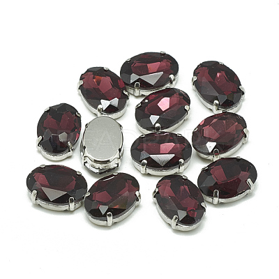 Sew on Rhinestone RGLA-T091-13x18mm-18P-1