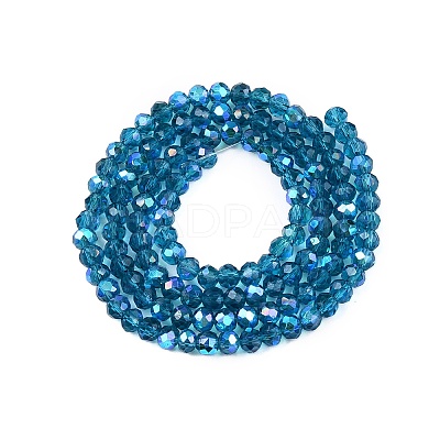 Electroplate Glass Beads Strands EGLA-A044-T3mm-L27-1