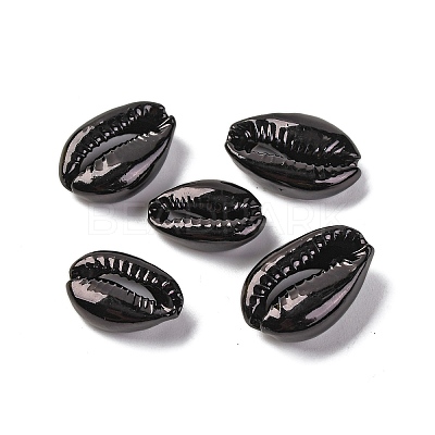 Baking Paint Cowrie Shell Beads X-SSHEL-M023-01B-1