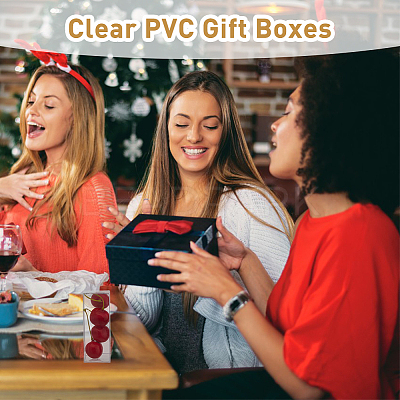 Rectangle Transparent Plastic PVC Box Gift Packaging CON-DC0001-12C-1