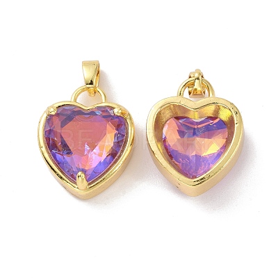 Glass Pendants KK-G424-14G-1