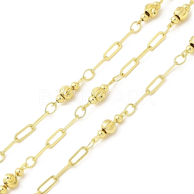 Brass Figaro Chains KK-D391-02G-1