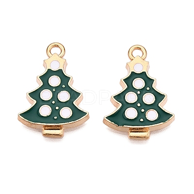 Christmas Theme Alloy Enamel Pendants ENAM-T020-10H-1