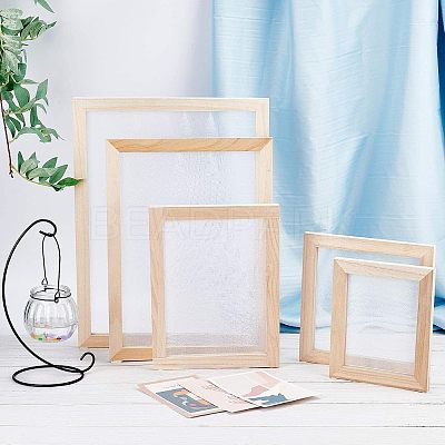 Wooden Paper Making DIY-WH0171-49D-1