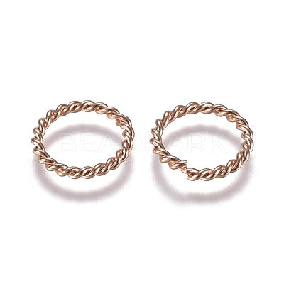 304 Stainless Steel Open Jump Rings STAS-E484-71C-RG-1