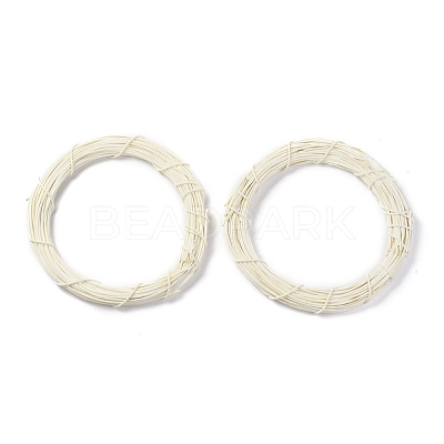 Circle Shape Rattan Vine Branch Wreath Hoop DIY-B022-04E-1