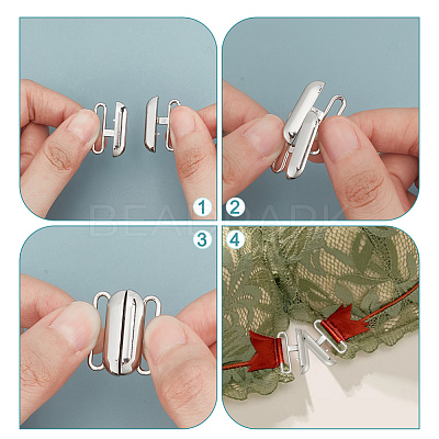 12Pcs 3 Colors Alloy Bikini Clips FIND-PH0018-50-1