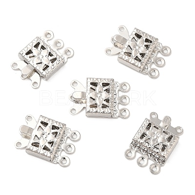 Brass Box Clasps KK-XCP0001-70P-1