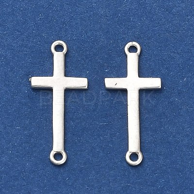 925 Sterling Silver Religion Connector Charms STER-NH0001-83S-1