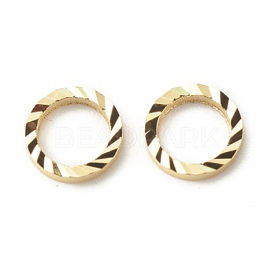 Brass Linking Rings KK-F831-018A-G-RS-1
