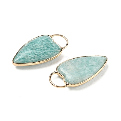 Natural Amazonite Pendants G-I393-01G-09-1