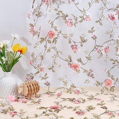 Chiffon Lace Trim ORIB-WH0005-07-1