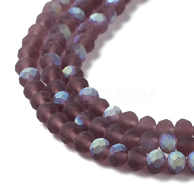 Transparent Glass Beads Strands EGLA-A044-T2mm-MB13-1