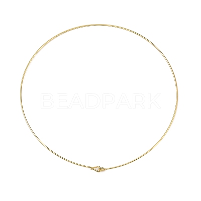 304 Stainless Steel Choker Necklaces NJEW-Q348-04G-1-1