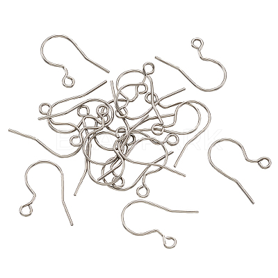 304 Stainless Steel Earring Hooks STAS-TAC0002-01P-1