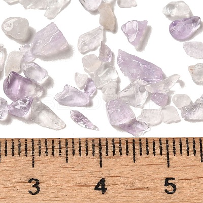 Natural Amethyst Chip Beads G-O103-10-1