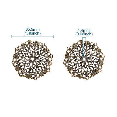 Iron Filigree Joiners Links IFIN-TAC001-01AB-1