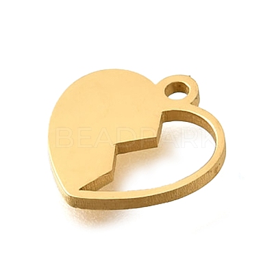 304 Stainless Steel Charms STAS-S178-02G-1