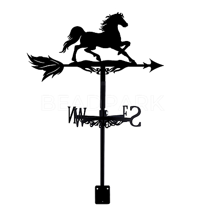 Iron Wind Direction Indicator AJEW-WH0265-027-1