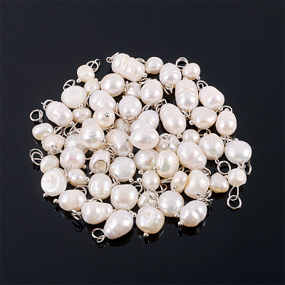 Natural Cultured Freshwater Pearl Pendants PALLOY-CW00004-1