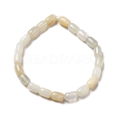 Natural White Moonstone Beads Strands G-G980-17-1