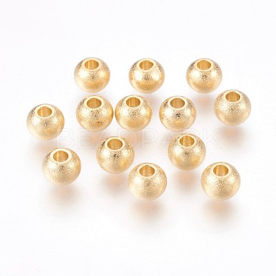 201 Stainless Steel Beads X-STAS-P220-06G-02-1