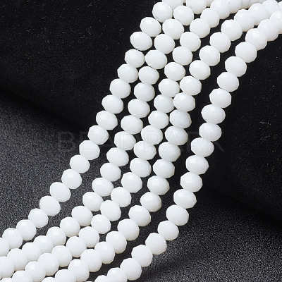 Opaque Solid Color Glass Beads Strands EGLA-A034-P2mm-D01-1