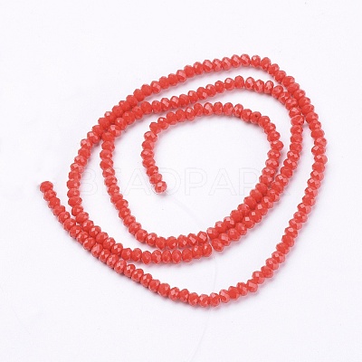 Imitation Jade Glass Beads Strands GLAA-R135-2mm-M1-1