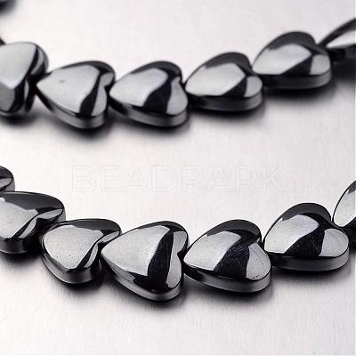 Non-magnetic Synthetic Hematite Bead Strands G-F300-22B-09-1