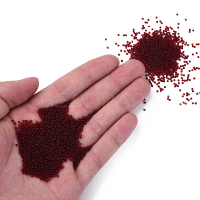 15/0 Transparent Czech Glass Seed Beads SEED-N004-004-28-1