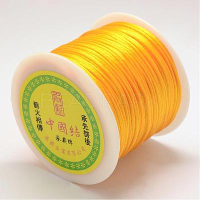 Nylon Satin Rattail Cords NWIR-R025-1.0mm-523-1