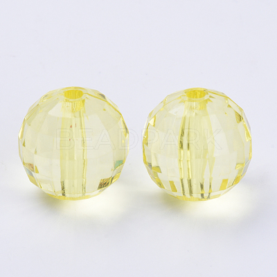 Transparent Acrylic Beads TACR-Q254-22mm-V21-1