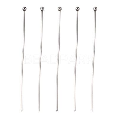 Tarnish Resistant 304 Stainless Steel Ball Head Pins STAS-K146-045-50x0.7mm-1