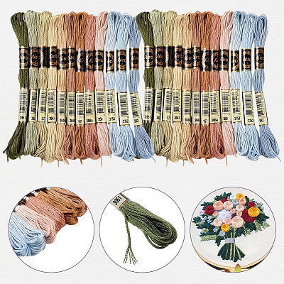 6-Ply Polyester Embroidery Floss OCOR-CY0002-03B-01-1