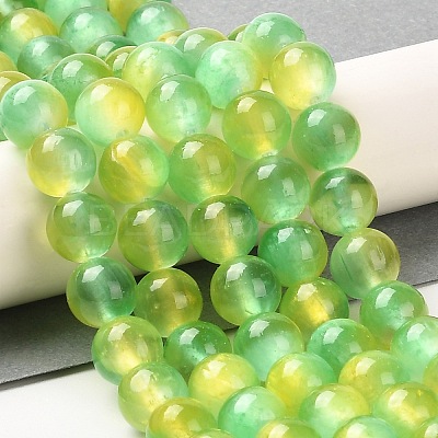 Natural Selenite Beads Strands G-P493-01O-1