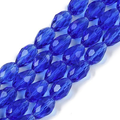 Transparent Glass Beads Strands EGLA-N013-T6mm-D11-1