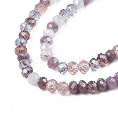 Opaque Glass Beads Strands X-GLAA-T006-07-A08-1