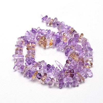 Natural Ametrine Chip Beads Strands X-G-E271-134-1