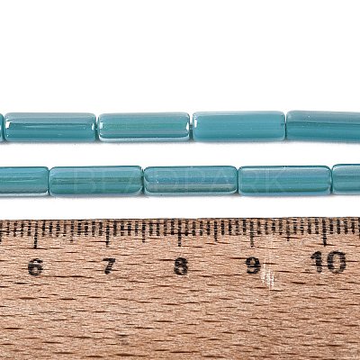 Electroplate Opaque Glass Beads Strands X-EGLA-Q132-02A-B03-1