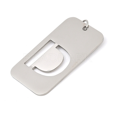 304 Stainless Steel Pendants STAS-M115-01P-D-1