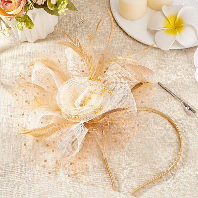 Mesh Veil Hair Bands MRMJ-WH0099-01-1