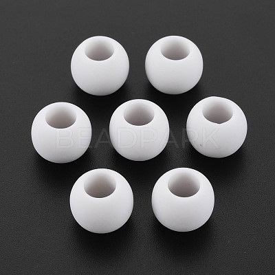 Opaque Acrylic European Beads X-SACR-T343-11-A-1