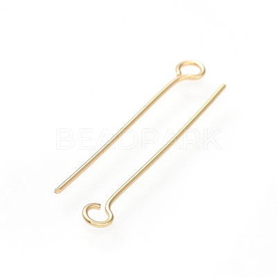 304 Stainless Steel Eye Pins X-STAS-G205-02C-G-1