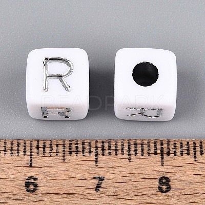 Opaque Acrylic Beads SACR-T035-03R-1