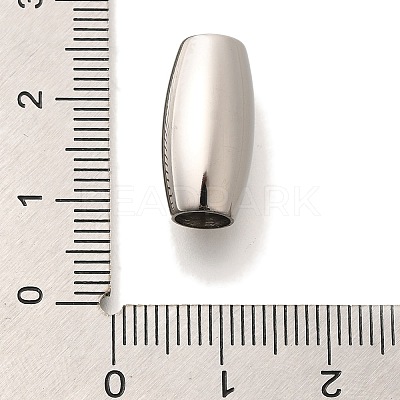 304 Stainless Steel European Beads STAS-G350-01A-P-1