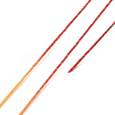 30M Gradient Color Round PET Waxed Thread OCOR-F018-02H-1