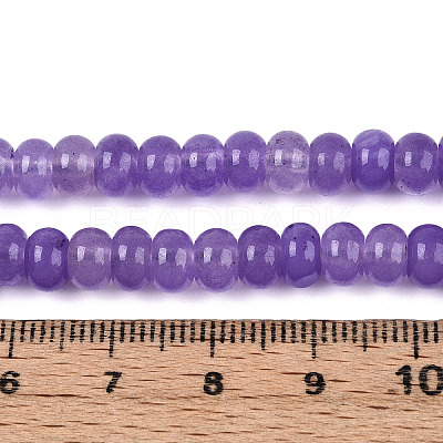 Dyed Natural White Jade Beads Strands G-T139-59A-08-1