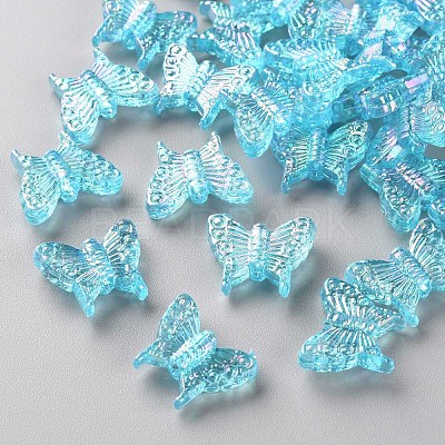 Transparent Acrylic Beads X-MACR-S361-35G-1