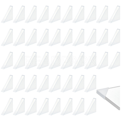 50Pcs Plastic Triangle Corner Protector FIND-NB0005-48B-1