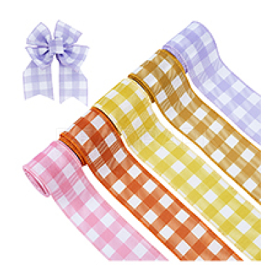 5Rolls 5 Colors Linen Ribbon OCOR-PH0006-73-1